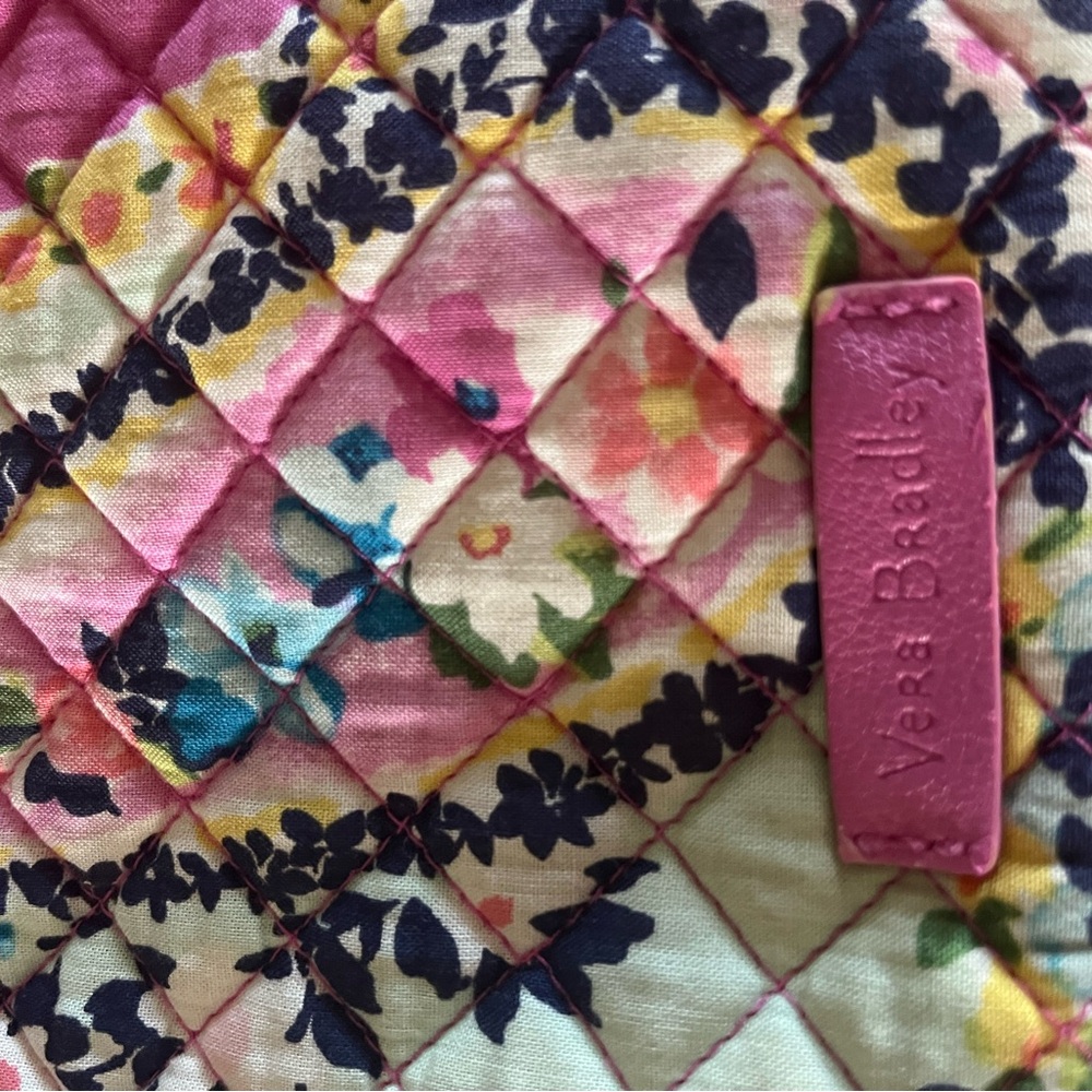 VERA BRADLEY Carson Hobo WILDFLOWER PAISLEY Shoulder Bag Purse Tote 10x6 - Picture 2 of 9